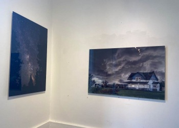 Craig Hilts Photo Exhibition in the Cloakroom Gallery - Prairie Wind & Silver Sage, Val Marie
