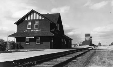Canadian Pacific Railway in Val Marie