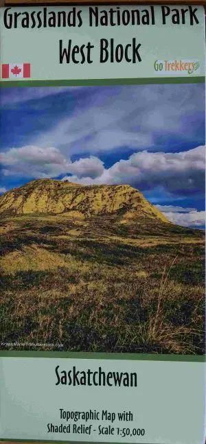Grasslands National Park West Block Map