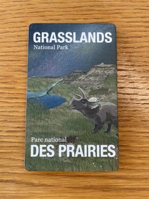 Grasslands National Park Wooden Magnet