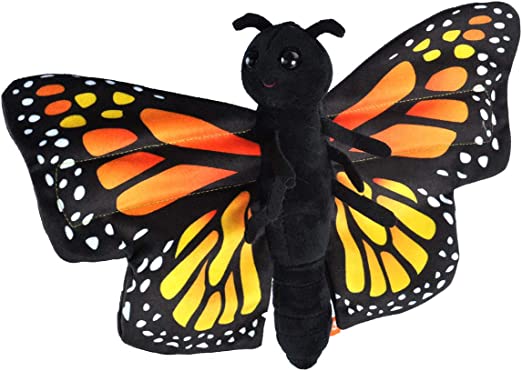 Wild Republic Huggers Monarch Butterly Plush Toy